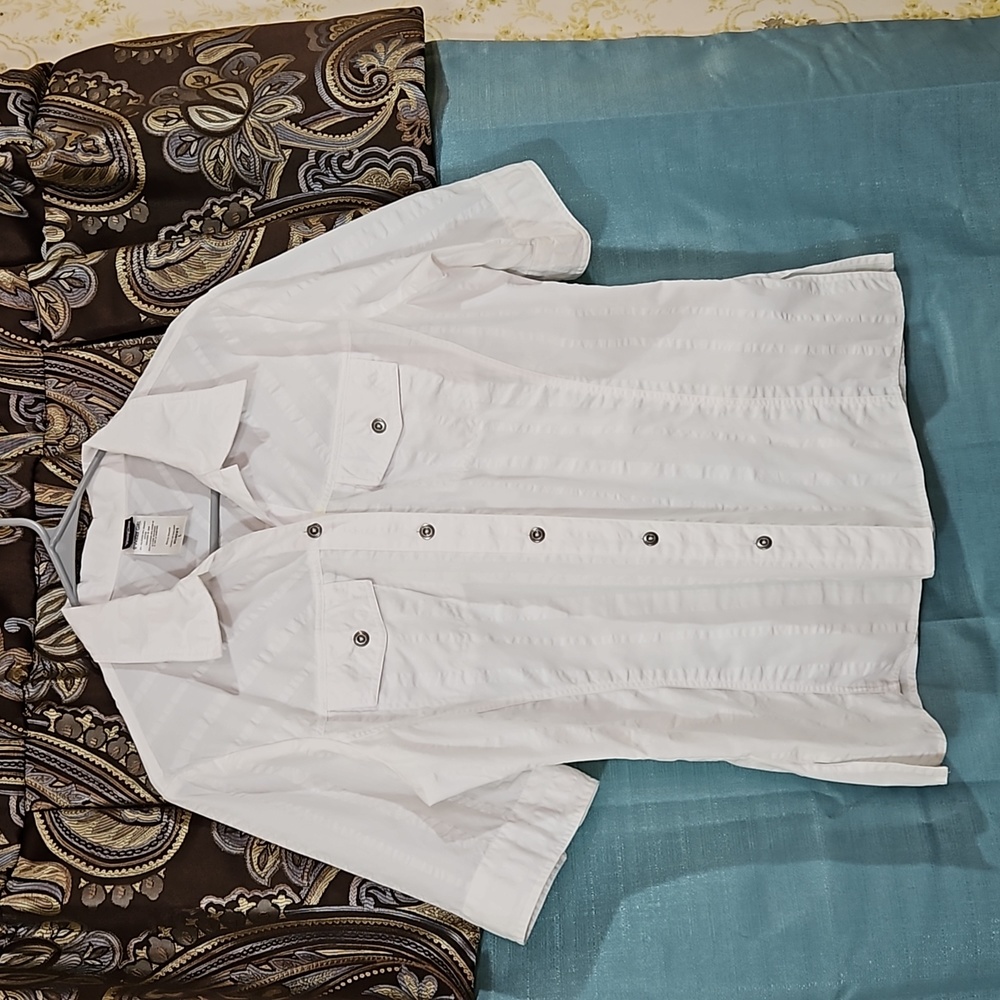 EUC patagonia water girl button down, women's L